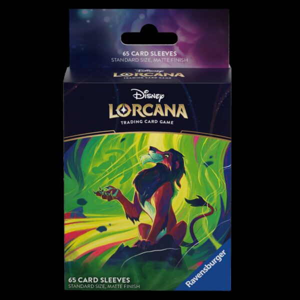 Disney Lorcana TCG: Azurite Sea - Card Sleeves, Scar