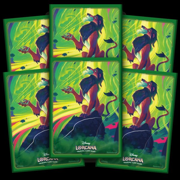 Disney Lorcana TCG: Azurite Sea - Card Sleeves, Scar - Image 2