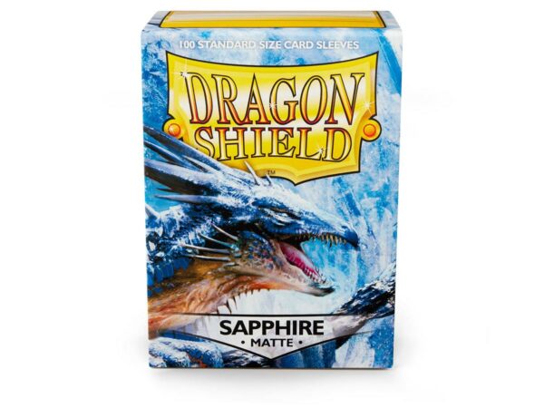 Dragon Shields: (100) Matte Sapphire - Image 2