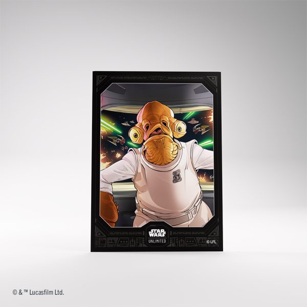 Star Wars: Unlimited Premium Art Sleeve Admiral Ackbar - Image 3