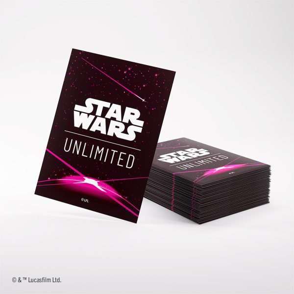 Star Wars: Unlimited Premium Art Sleeve Card Back Magenta - Image 2