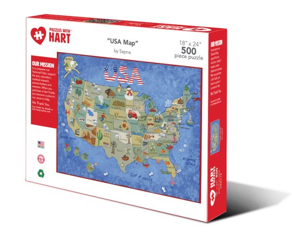 USA Map by Sapna