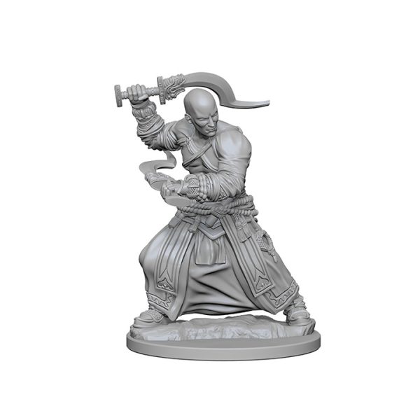Pathfinder Deep Cuts Unpainted Miniatures: W01 Human Male Monk - Image 2