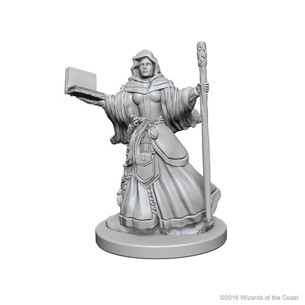 Dungeons & Dragons: Nolzur's Marvelous Unpainted Miniatures - W01 Human Female Wizard - Image 2