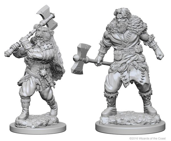 Dungeons & Dragons&colon; Nolzur&apos;s Marvelous Unpainted Miniatures - W01 Human Male Barbarian