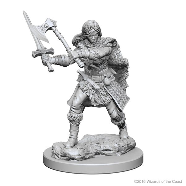 Dungeons & Dragons&colon; Nolzur&apos;s Marvelous Unpainted Miniatures - W01 Human Female Barbarian - Image 2