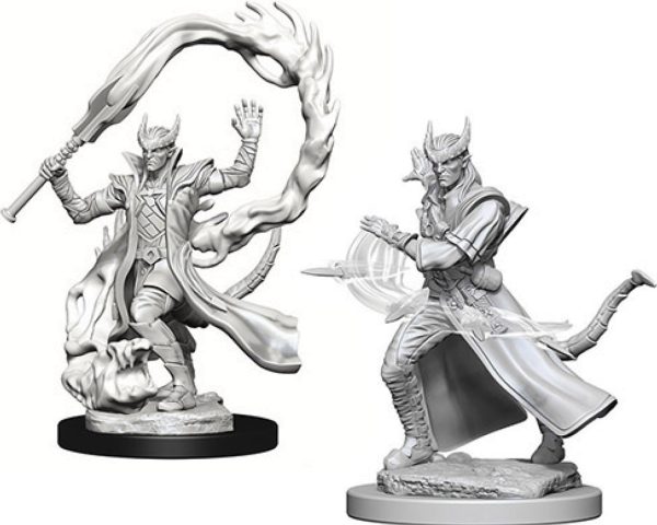 Dungeons & Dragons&colon; Nolzur&apos;s Marvelous Unpainted Miniatures - W04 Tiefling Male Sorcerer