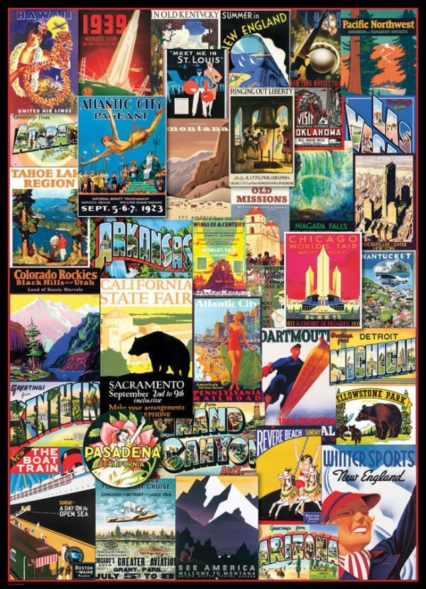 Travel USA Vintage Posters - Image 5