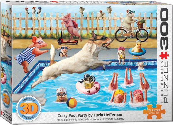 Crazy Pool Day - 3D Lenticular - Image 3