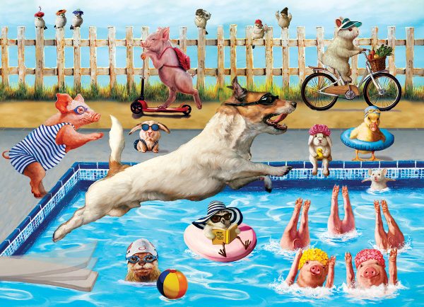 Crazy Pool Day - 3D Lenticular - Image 2