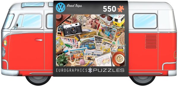 VW - Road Trips Shaped Tin