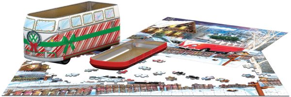 VW Christmas Bus Tin - Image 3