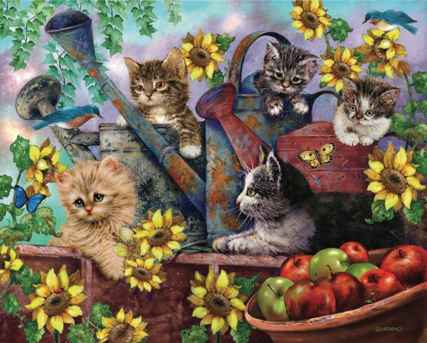 Sunflower Kittens by Bob Giordano - Image 2