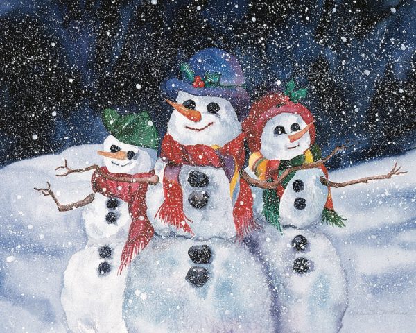 Snowmen by Kathleen Parr Mckenna - Image 2