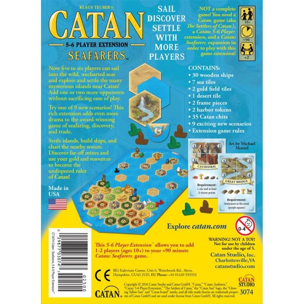 CATAN - Seafarers 5-6 Player - Image 2