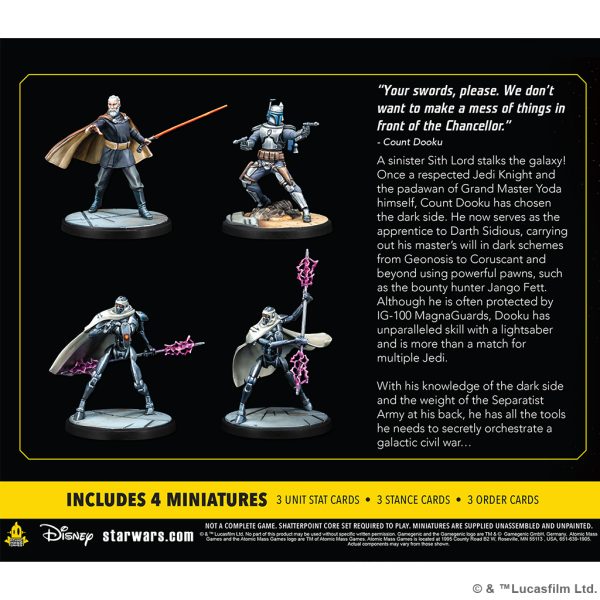 Star Wars: Shatterpoint - Twice the Pride: Count Dooku Squad Pack - Image 3