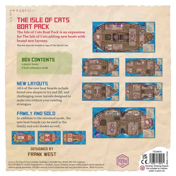 THE ISLE OF CATS: BOAT PACK EXPANSION - Image 3