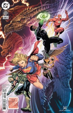 JUSTICE LEAGUE VS GODZILLA VS KONG 2 #6 (OF 7) CVR B CARLO PAGULAYAN CARD STOCK VAR