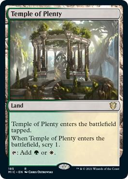 Temple of Plenty [Commander: Innistrad: Midnight Hunt]