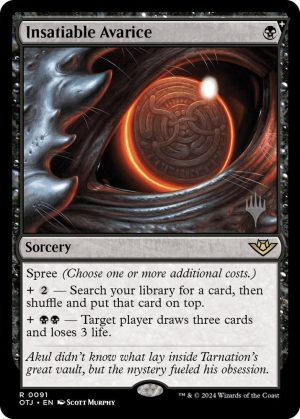 Insatiable Avarice [Promo Pack: Outlaws of Thunder Junction]