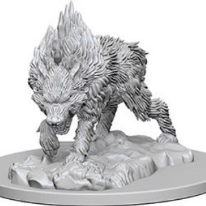 Pathfinder Deep Cuts Unpainted Miniatures: W04 Dire Wolf