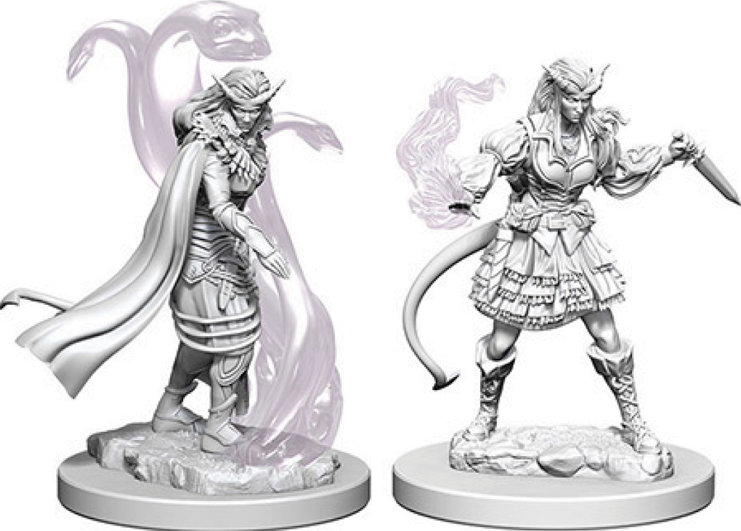 Dungeons & Dragons: Nolzur's Marvelous Unpainted Miniatures - W04 Tiefling Female Sorcerer