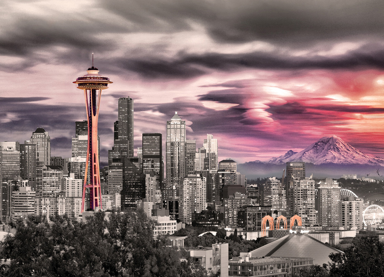 Seattle City Skyline - Image 6