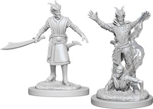 Dungeons & Dragons: Nolzur's Marvelous Unpainted Miniatures - W06 Male Tiefling Warlock