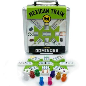 Mexican Train Dominoes (deluxe case)