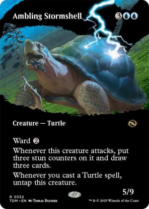 Ambling Stormshell (Borderless) [Tarkir: Dragonstorm]