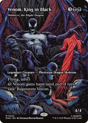 Venom, King in Black - Skithiryx, the Blight Dragon (Borderless) [Marvel Universe Eternal-Legal]
