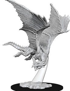Dungeons & Dragons: Nolzur's Marvelous Unpainted Miniatures - W09 Young Bronze Dragon