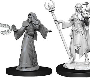 Dungeons & Dragons: Nolzur's Marvelous Unpainted Miniatures - W09 Male Elf Wizard