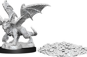 Dungeons & Dragons: Nolzur's Marvelous Unpainted Miniatures - W10 Blue Dragon Wyrmling