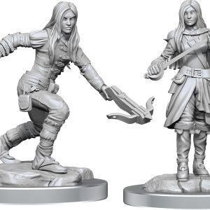 Dungeons & Dragons: Nolzur's Marvelous Unpainted Miniatures - W17 Half-Elf Rogue Female