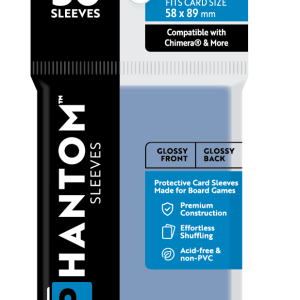 Phantom Sleeves: "Blue Size" (58mm x 89mm) - Gloss/Gloss (50)