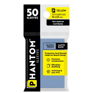 Phantom Sleeves: "Yellow Size" (41mm x 63mm) - Gloss/Matte (50)