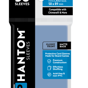 Phantom Sleeves: "Blue Size" (58mm x 89mm) - Gloss/Matte (50)