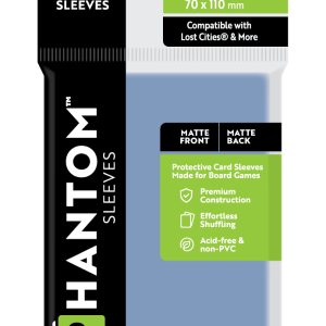 Phantom Sleeves: "Lime Size" (70mm x 110mm) - Matte/Matte (50)
