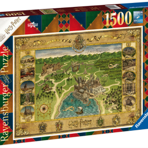 Hogwarts Map 1500pc Puzzle