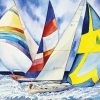 Sailboats, Sailboats, Sailboats by Kathleen Parr McKenna - Image 3