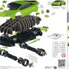 Lamborghini Huracan Verde 3D Puzzle - Image 3