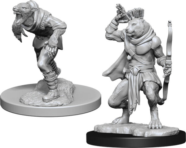 Dungeons & Dragons: Nolzur's Marvelous Unpainted Miniatures - W11 Wererat & Weretiger