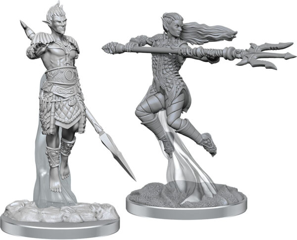 Dungeons & Dragons: Nolzur's Marvelous Unpainted Miniatures - W20 Sea Elf Fighters - Image 2