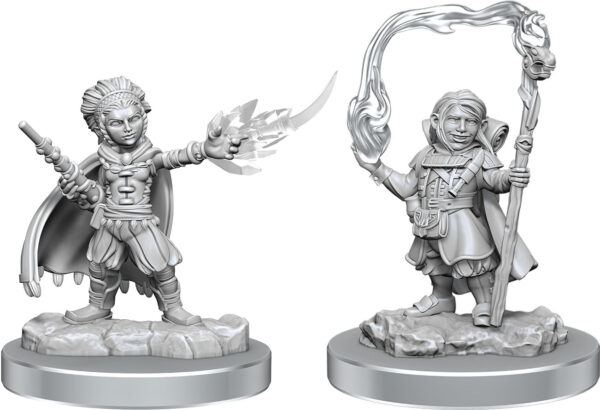 Dungeons & Dragons: Nolzur's Marvelous Unpainted Miniatures - W20 Halfling Wizards - Image 2