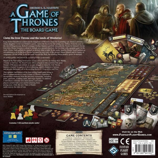 A Game of Thrones Boardgame 2nd Edition - Image 2