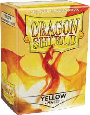 Dragon Shields: (100) Matte Yellow