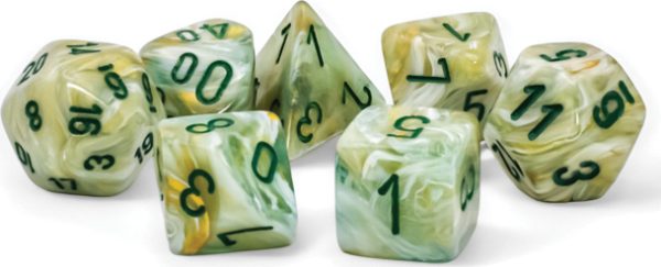 Marble: Mega-hedral Green/dark green 7-Die Set - Image 2