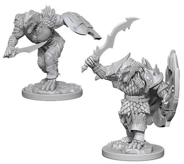 Dungeons & Dragons&colon; Nolzur&apos;s Marvelous Unpainted Miniatures - W04 Dragonborn Male Fighter