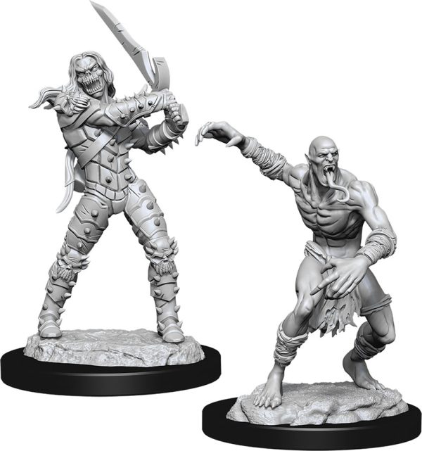 Dungeons & Dragons&colon; Nolzur&apos;s Marvelous Unpainted Miniatures - W11 Wight & Ghast